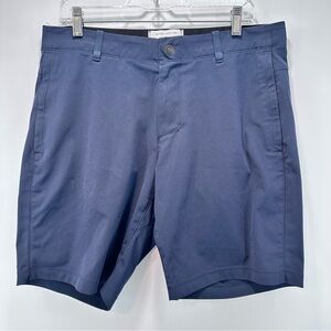 Reigning Champ Coach's Short Mens Size 32 Stretch‎ Warp Knit Navy Technical